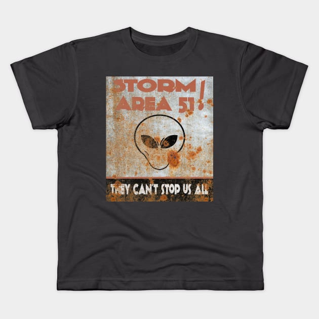 Storm area 51 Kids T-Shirt by AshStore